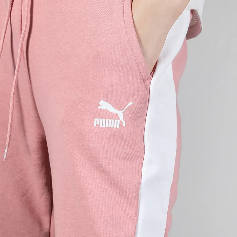 PUMA Knitted Sweatpants Women's Pink-6