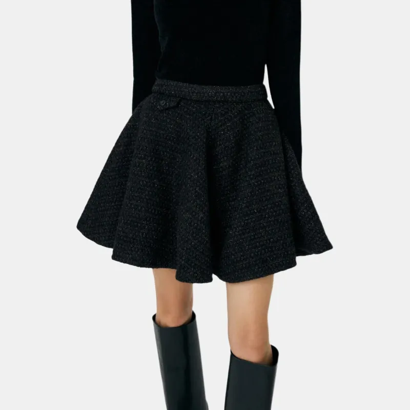 MOUSSY Casual Short Skirts Women's Dark Brown-3