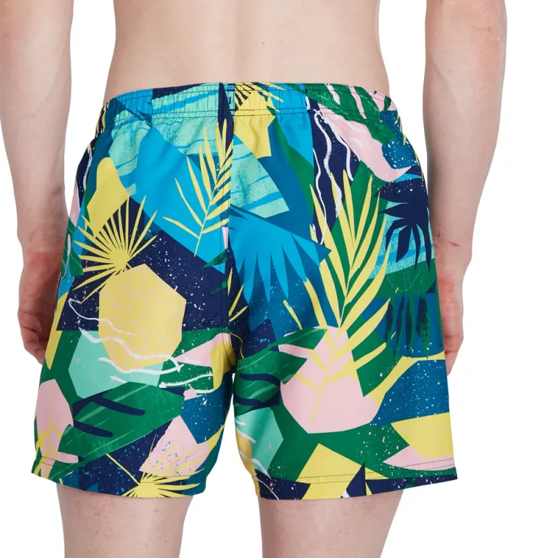 Speedo Swimming Shorts Men Yellow/Pink-1