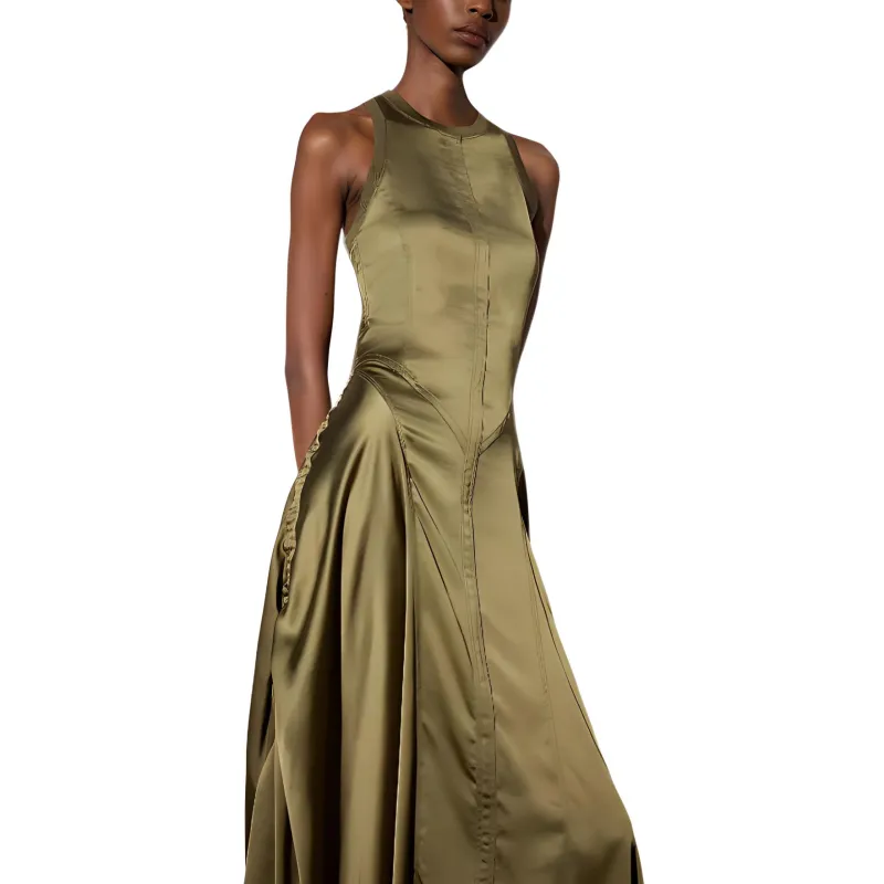Ralph Lauren Collection Ruched detailing Midi Dress-3
