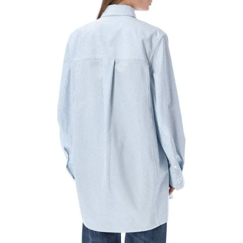 Bottega Veneta Striped Oversized Fit Shirt-3