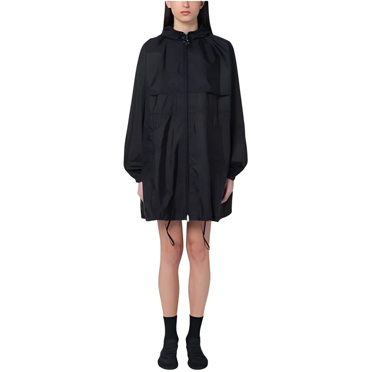PRADA SS25 Trench Coat Women's Black-2