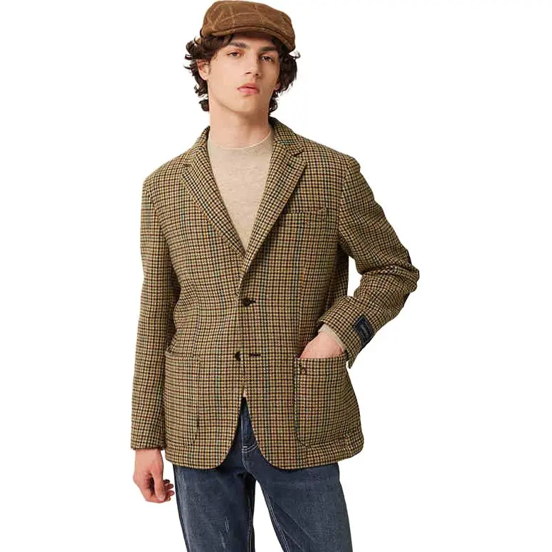 HAZZYS Business Suit Men's Brown-4