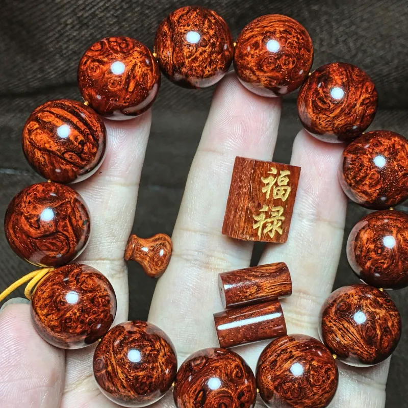 SHUZHUO Rosewood Wooden Bracelets Unisex-3