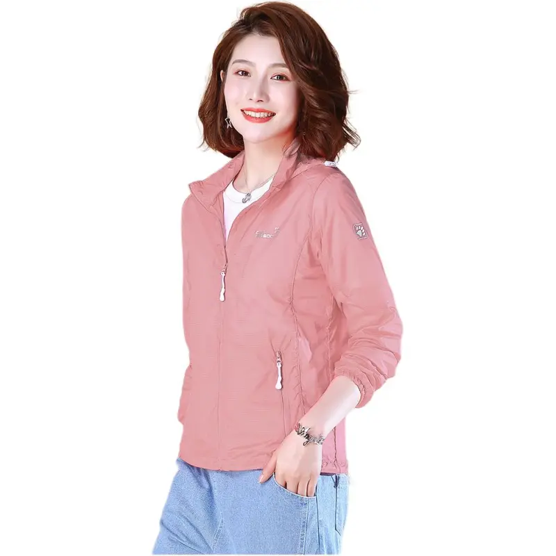 Flowers In Water Cropped Coat Women's-7