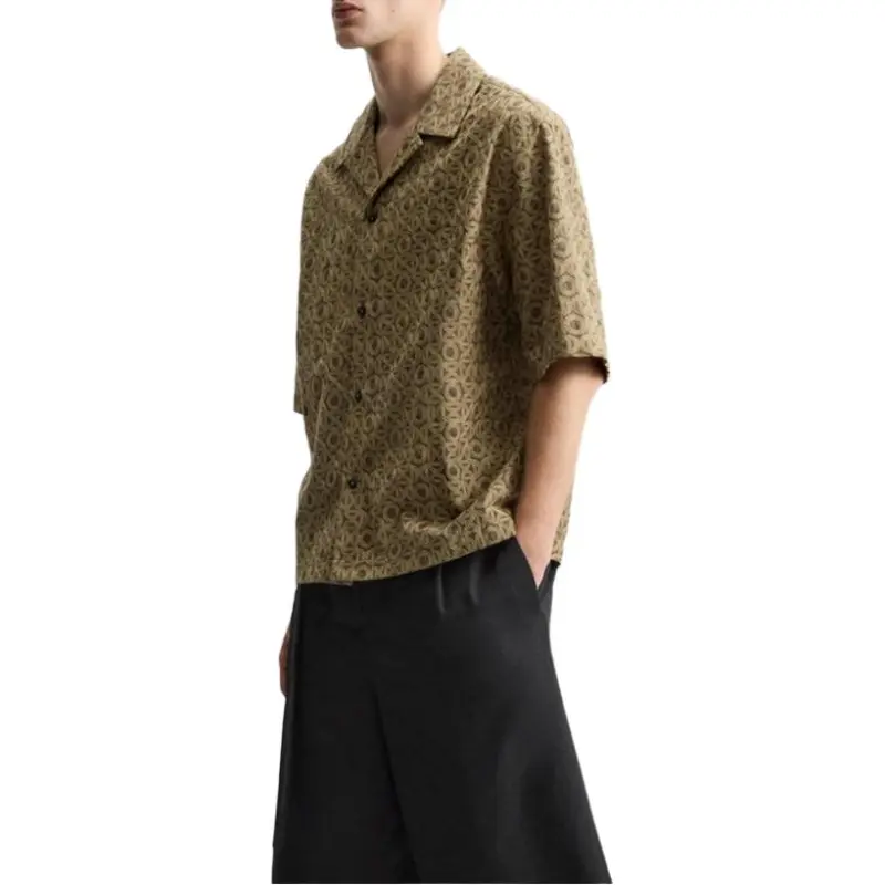 ZARA Shirts Men Light Brown-6