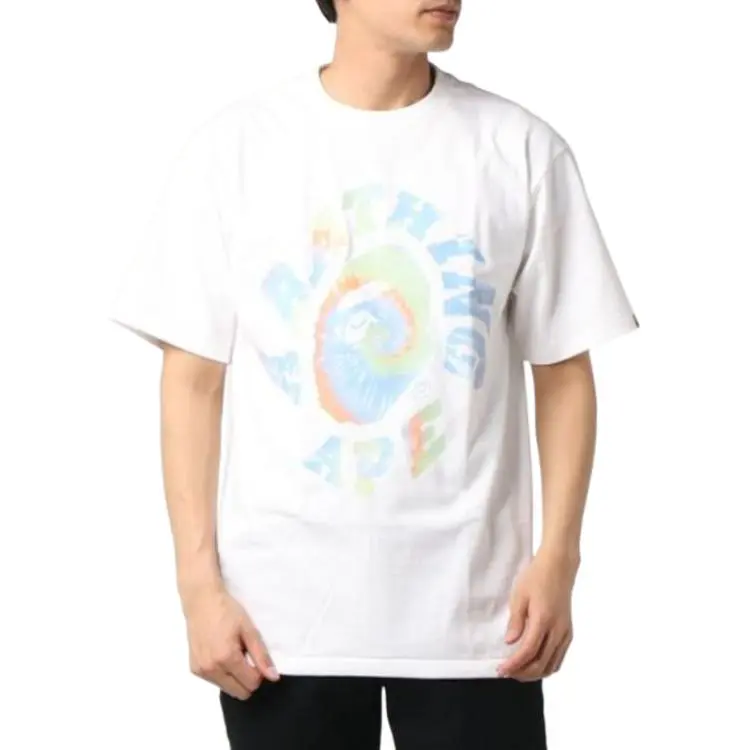 Bape Tie Dye Twist College Tee-8