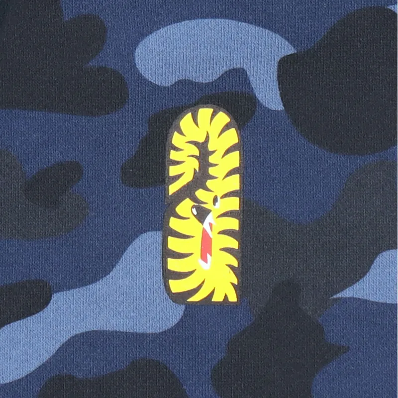 Bape Color Camo Ponr Shark Full Zip Hoodie-2