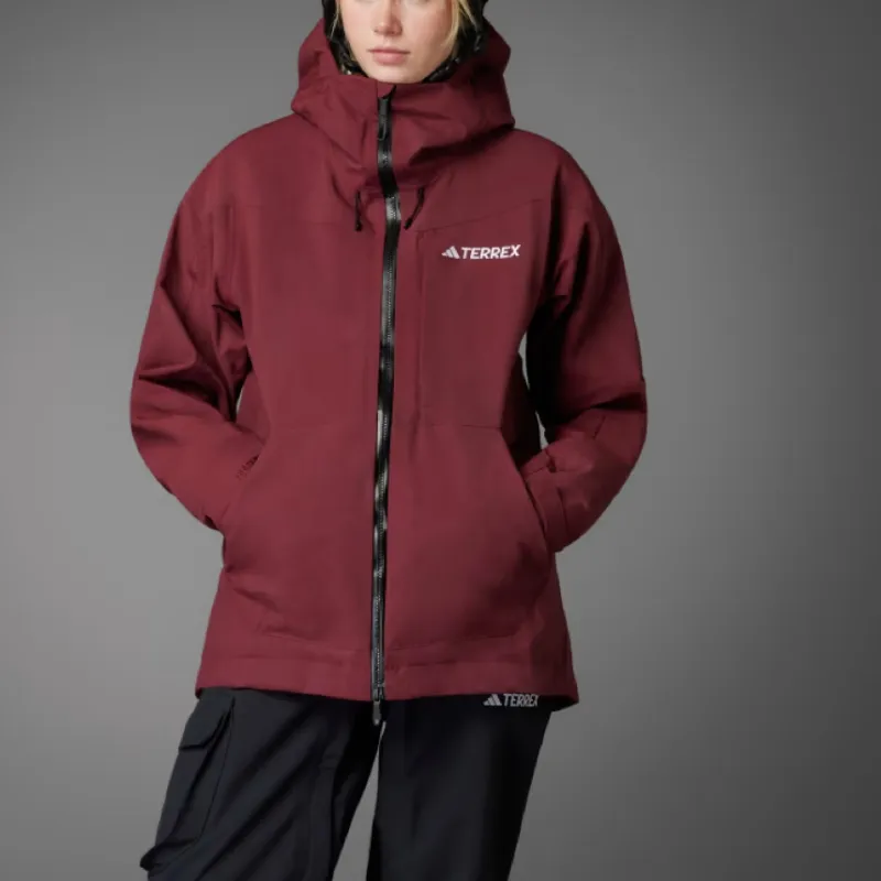 Adidas Free Shipping With AdiClub Terrex Techrock 3L Post Consumer Nylon RAIN.RDY Jacket-2