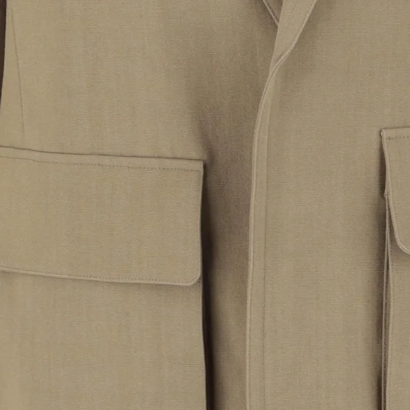 Valentino V Neck Flap Pocket Jacket-2