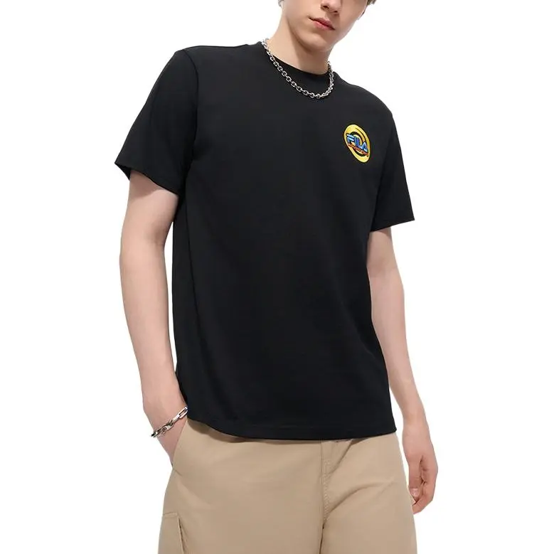 FILA FUSION x ROUND TWO SS25 T Shirt Unisex Jet Black BK-3