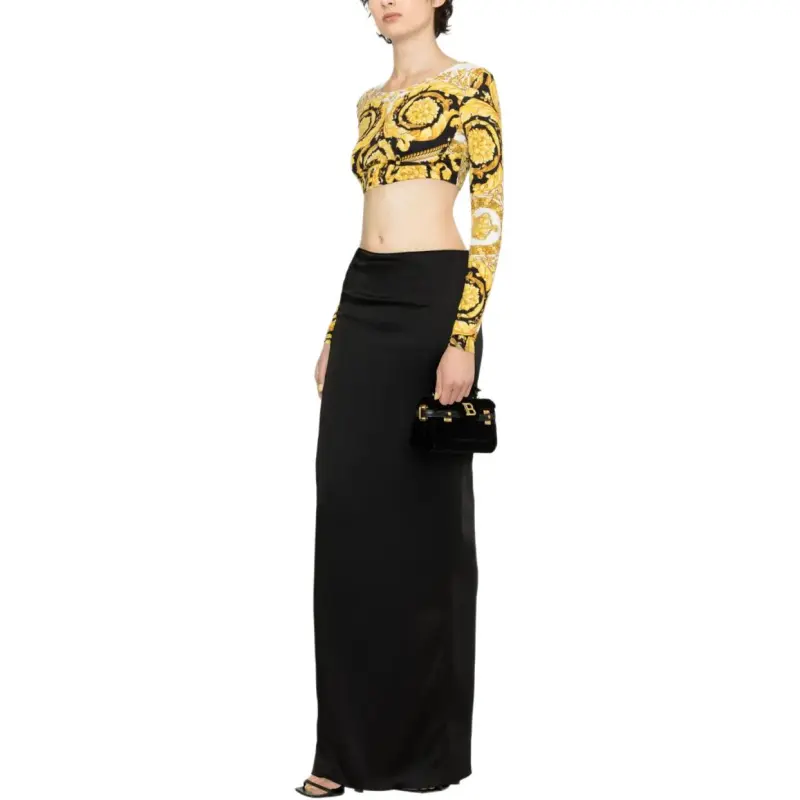 VERSACE Home Print Top 'White/Gold/Black'-2