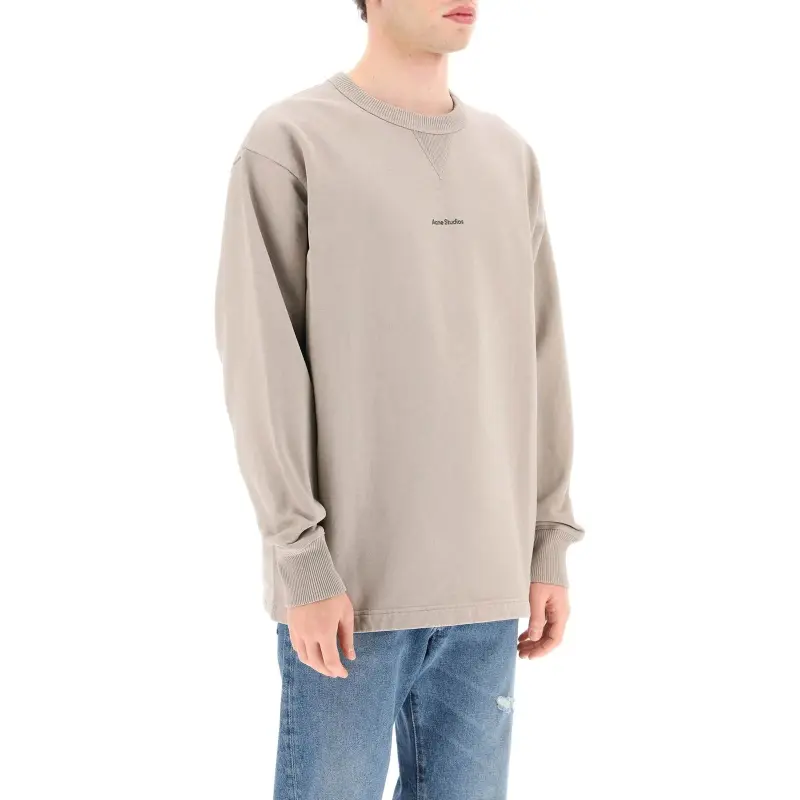 Acne Studios Sweatshirts Men Beige Yellow-1