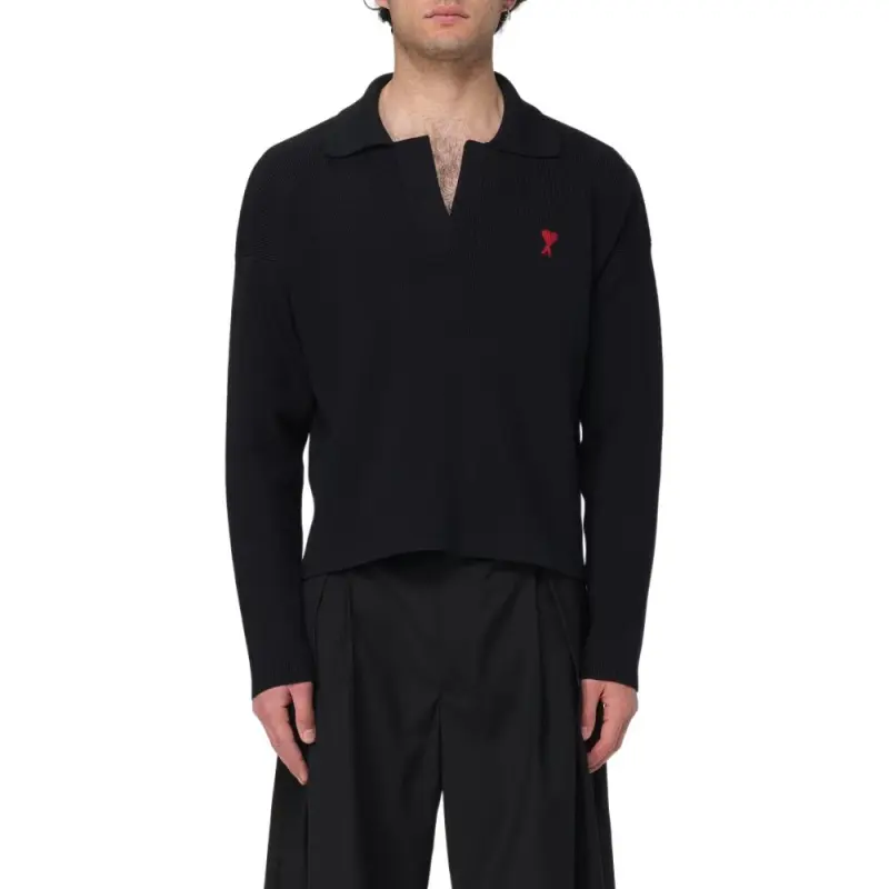 AMIPARIS Paris Ami De Coeur Long Sleeved Knitted Jumper-3