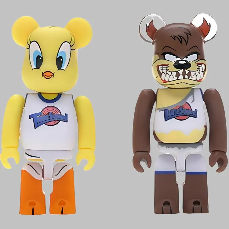 BE@RBRICK Space Jam Tweety & Tasmanian Devil 2 Pack Multi-3