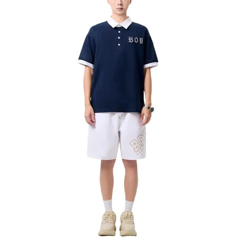Boy London T Shirt Unisex Navy Blue/White-2