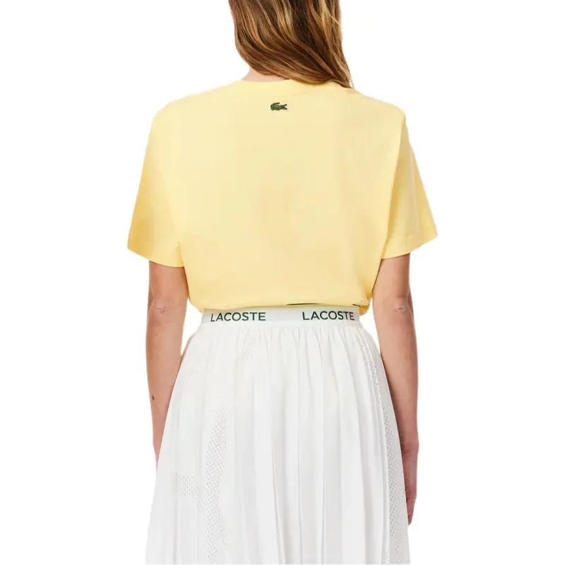 LACOSTE Signature print T shirt-2