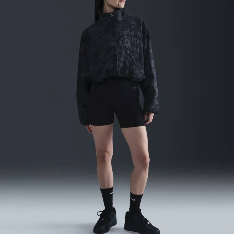 Nike Oversized Jacquard Track Jacket 'Black/Anthracite/Black'-2