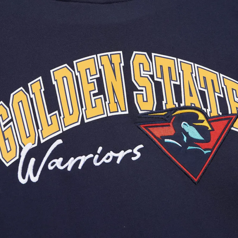 Mitchell & Ness x NBA Golden State Warriors Sweatshirt Men's Marine Blue-3
