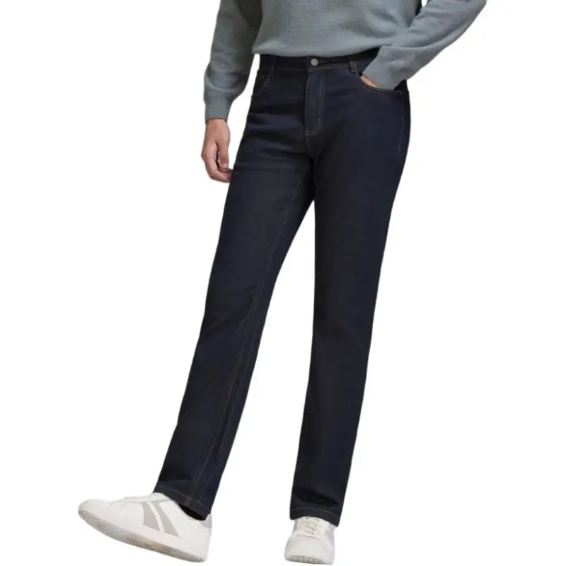 GOLDLION Jeans Men Navy Blue-1