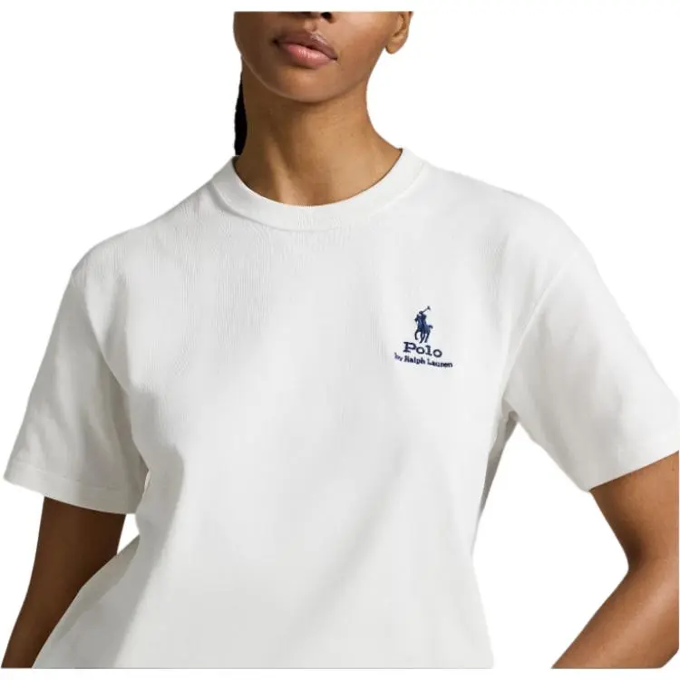 Polo Ralph Lauren Logo Embroidered Crewneck T Shirt-4