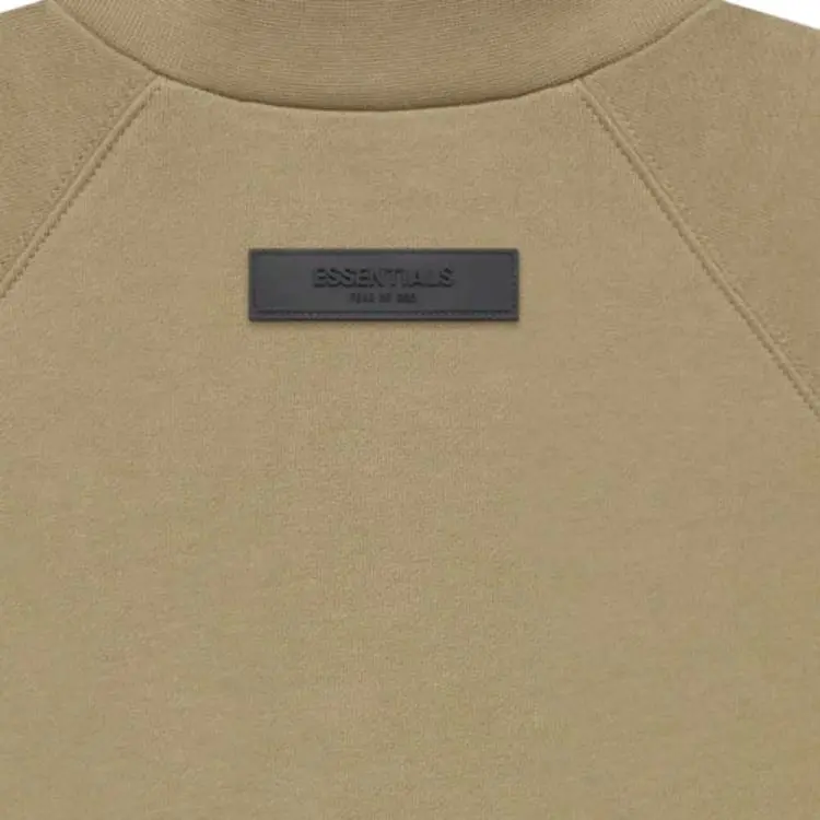 Fear Of God Essentials Women's 3/4 Sleeve Henley Oak-2
