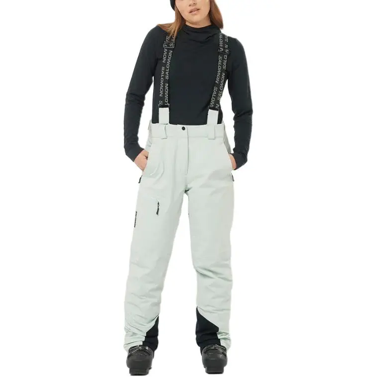 SALOMON BRILLIANT Ski Pants Women's Mist Blue-1