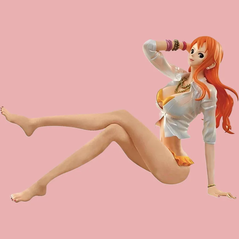BANPRESTO Sparkling Charm Nami Swimsuit Sitting Posture Bonus Gifts-4