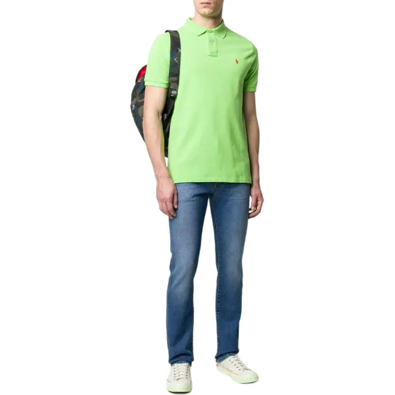 Polo Ralph Lauren Logo Embroidered Short Sleeved Polo Shirt-7