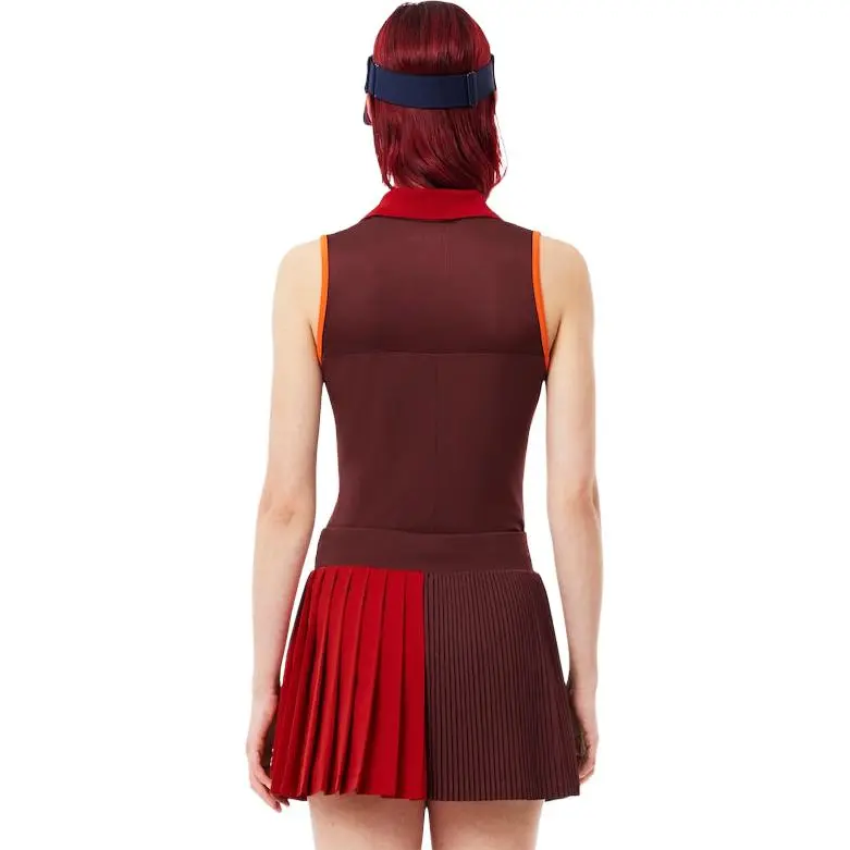LACOSTE Polo Shirt Women's Bordeaux Red/orange-1