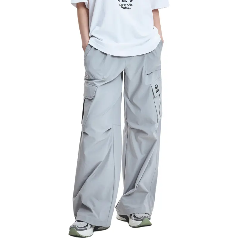 MLB New York Yankees Gouf Core Casual Pants Women's Gray-2
