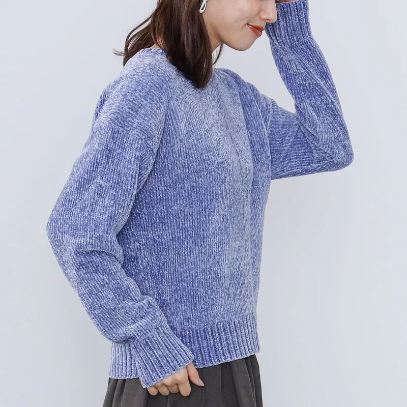 Beams HEART Knitwear Women's Blue-2