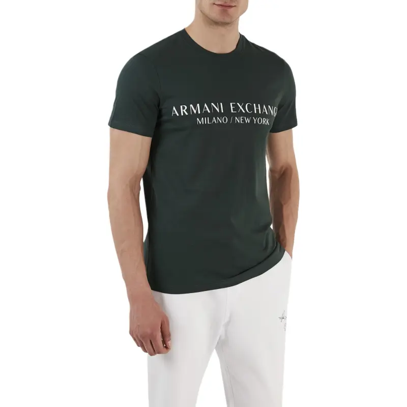 ARMANI EXCHANGEAE T Shirt Men's Green-2