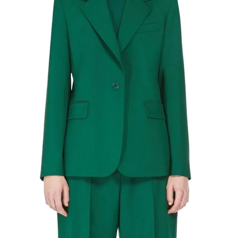 WEEKEND MaxMara Lamine Single Breasted Jacket-6
