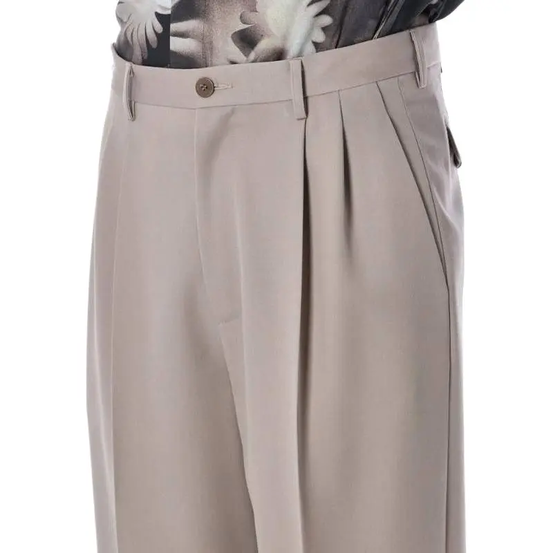 Magliano Pleated Wide Leg Trousers-2