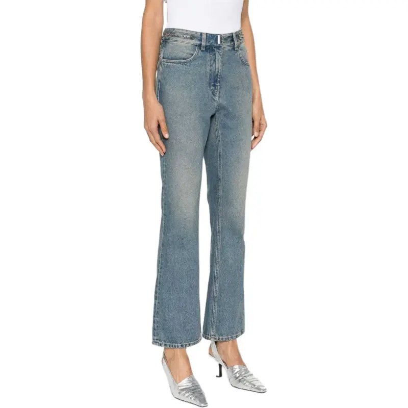 Givenchy Chain Detailed Bootcut Jeans-3