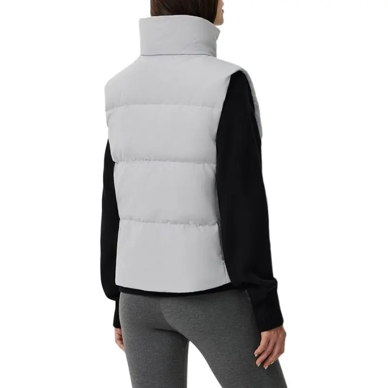 Canada Goose Black Label Grandview Cropped Vest Silverbirch-4