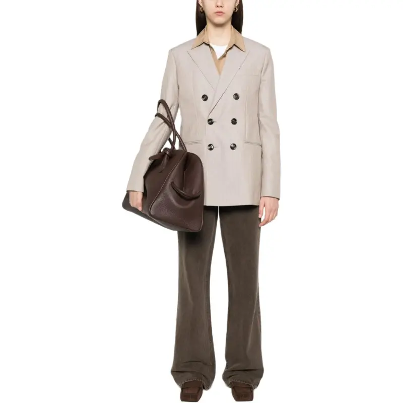 AMIPARIS Paris Double Breasted Split Blazer-1