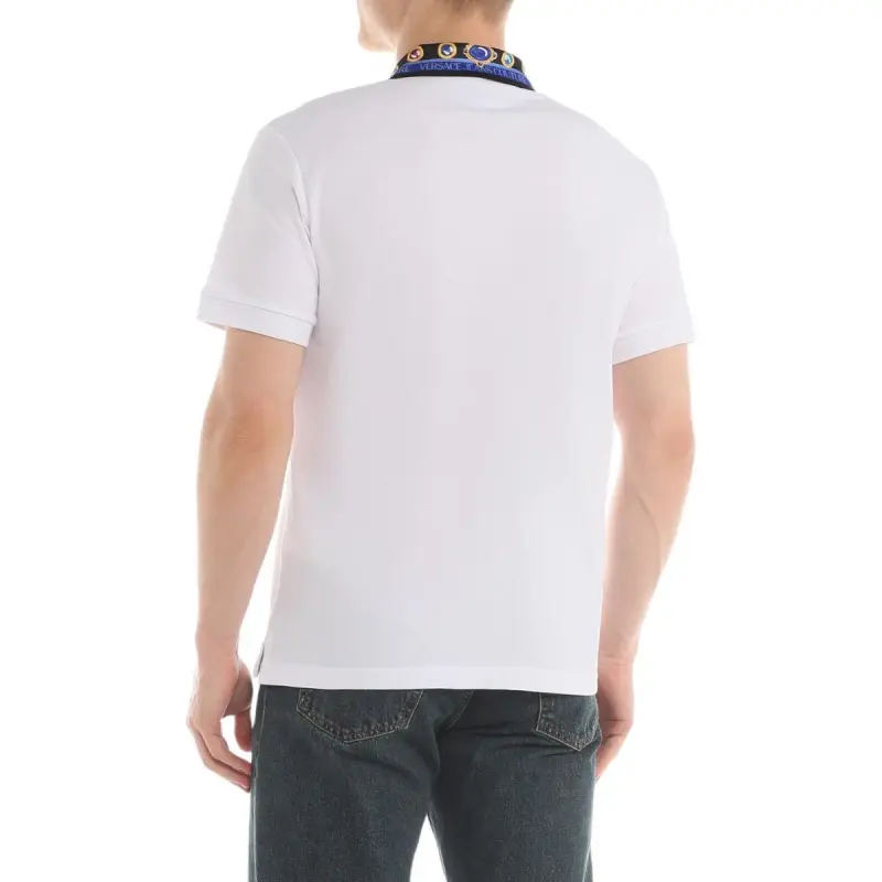 VERSACE JEANS COUTURE Heart Couture Short Sleeved Polo Shirt-6
