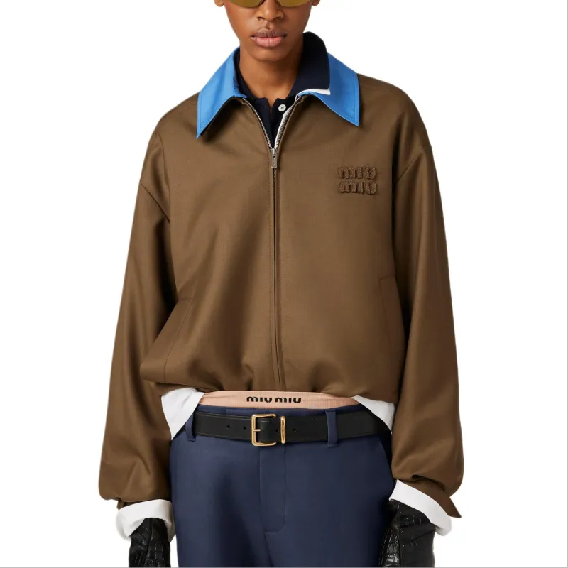 MIU MIU Jackets & Coats Women's Gray-1