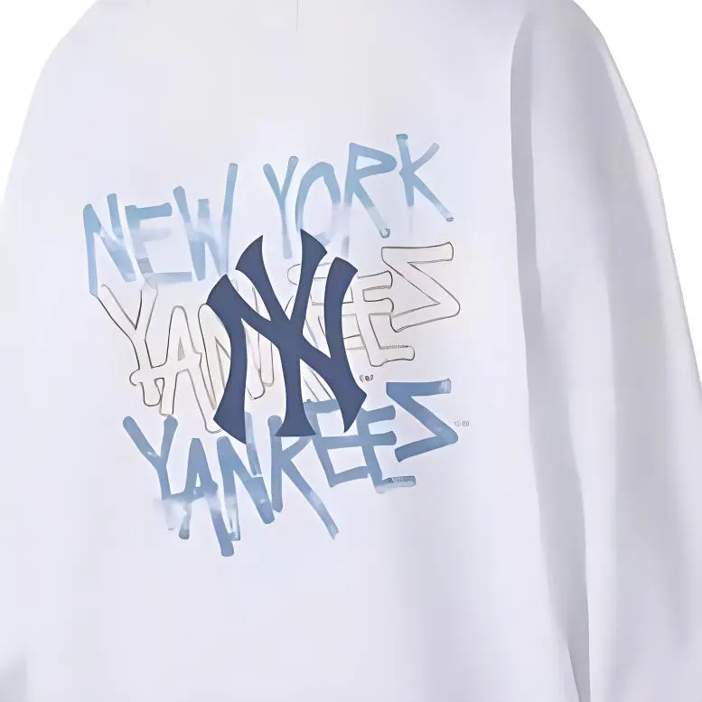 MLB Fashion Sports Collection New York Yankees T-Shirt Unisex White-4
