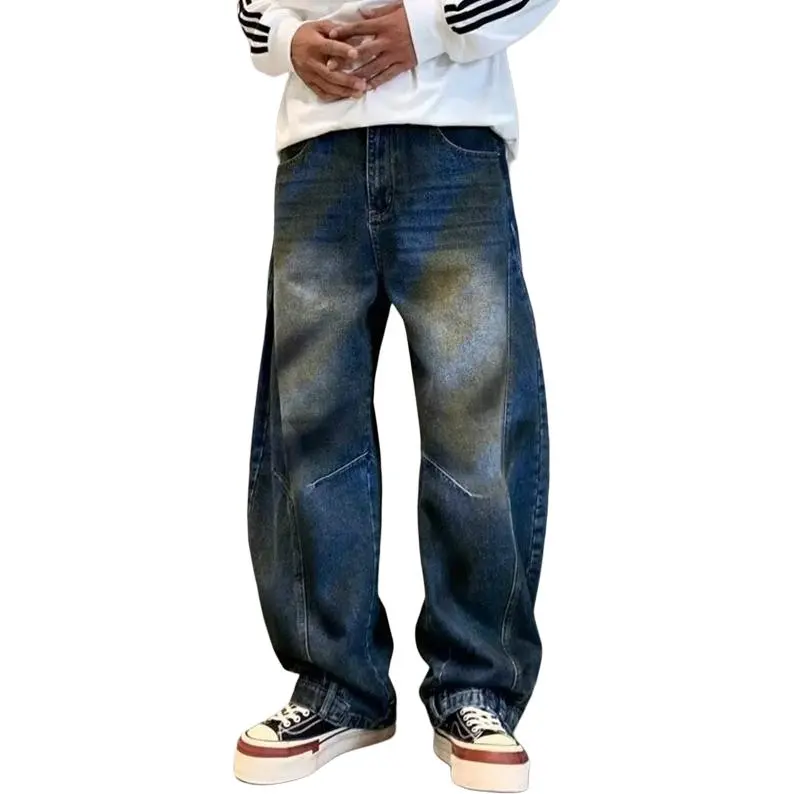 MGXEK Jeans Unisex Blue-2