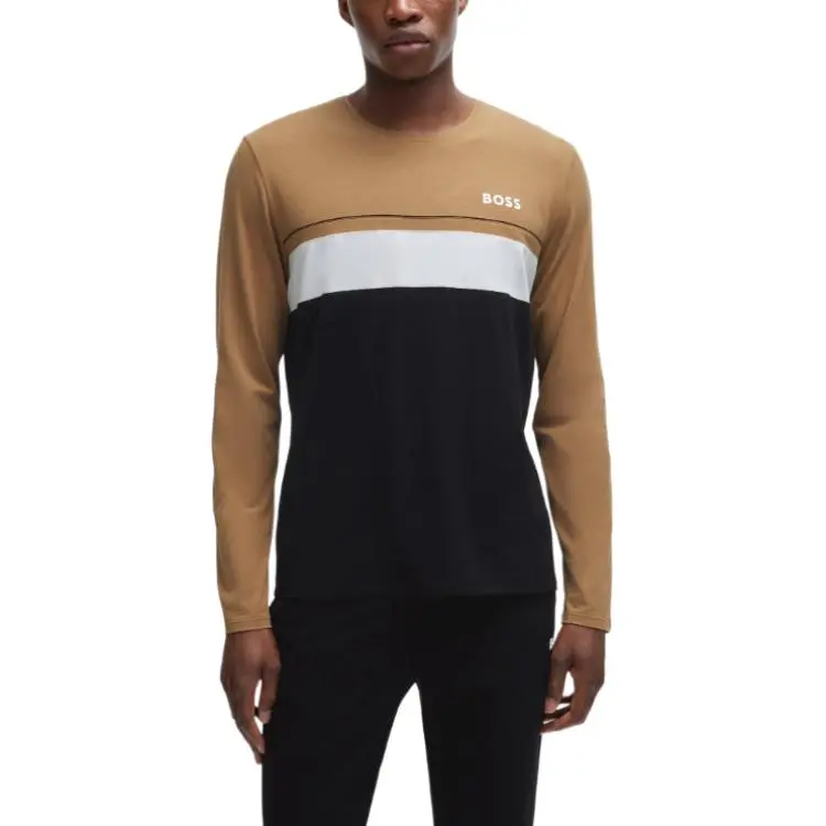 HUGO BOSS Logo print Long sleeves T shirt-2