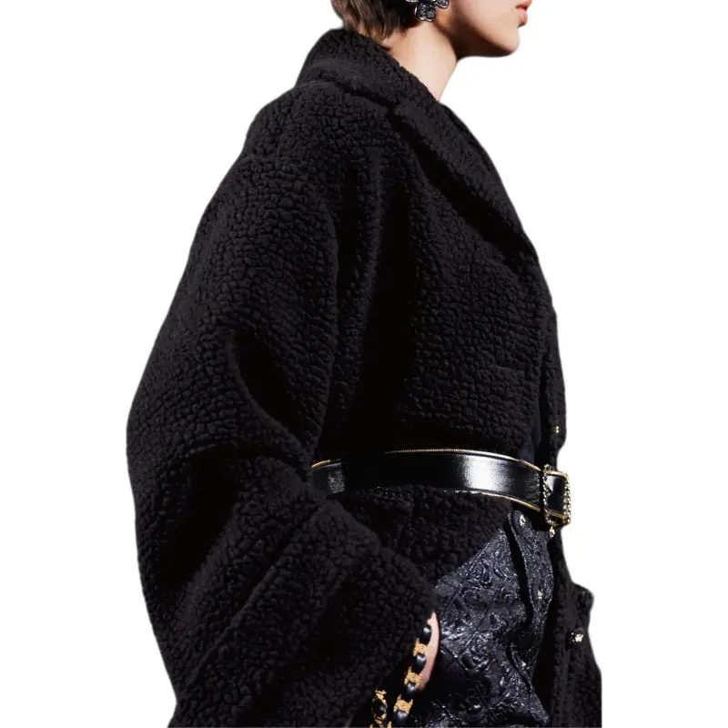 CHANEL FW24 Coats Women's Black-2