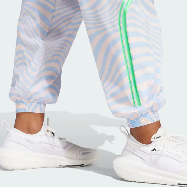 Stella Mccartney X Adidas Arsenal Sports Pants Women's Glossy Finish Blue-2