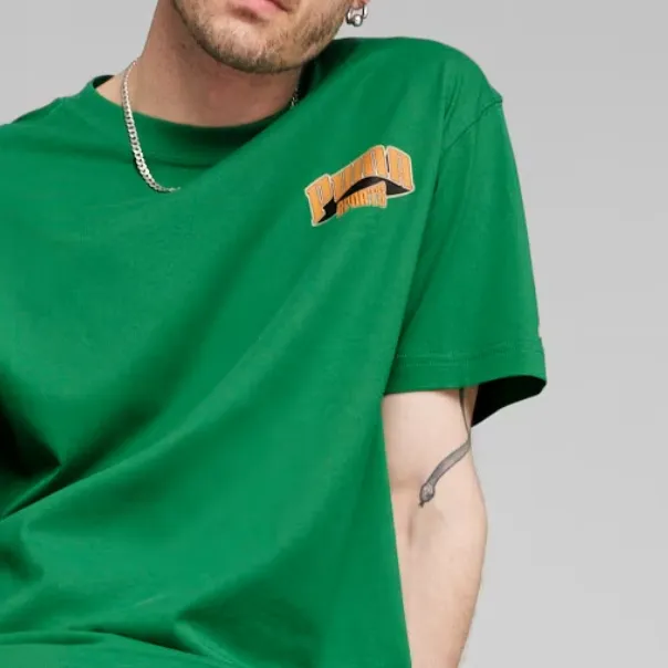 PUMA Playera Estampada Para Hombre PUMA Team-4