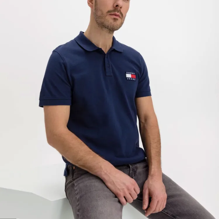 Tommy Hilfiger Polo Shirt Men's Navy Blue-2