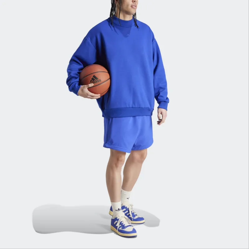 Adidas Chapter 02 Basketball Shorts Unisex Bright Blue-3