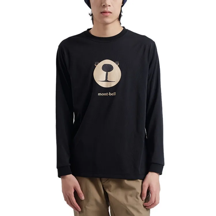 MONTBELL Regular T Shirt Unisex BK Black-1