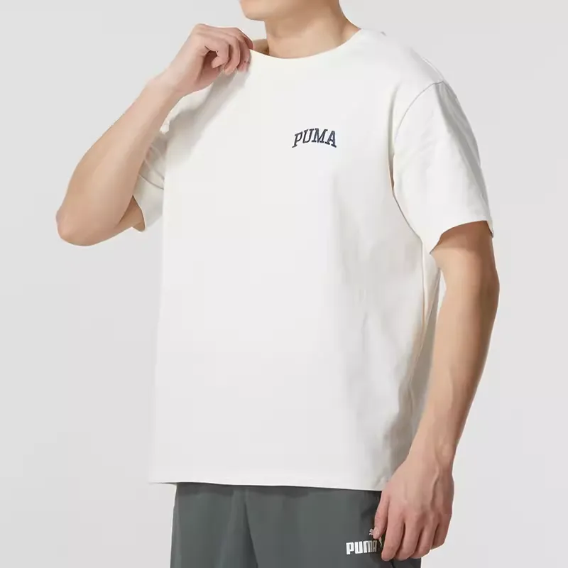 PUMA T Shirts Men White-1